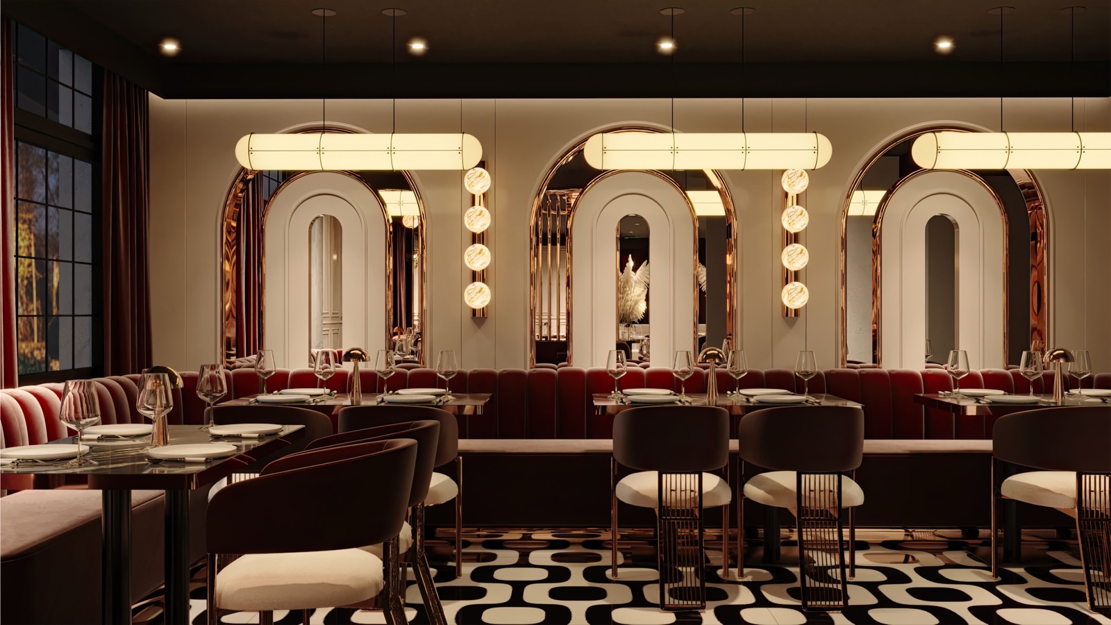 Dining room arches